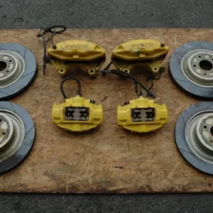 Akebono Brake Calipers & Rotors (4pot/2pot) for Infiniti G37 & Nissan 370Z (2007-2015)