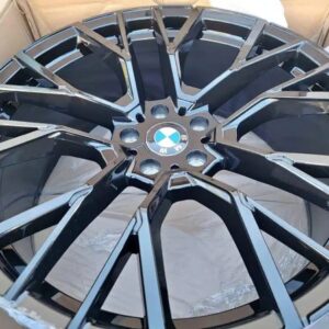 ONE BRAND NEW 22INCH’’ STAGGERED BMW X GLOSSY BLACK WHEEL RIM