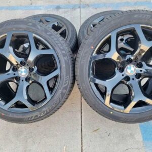 BRAND NEW 20INCH OEM’’ STAGGERED BMW X5 GLOSSY BLACK WHEELS RIMS AND TIRES