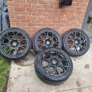 USED SET OF 4 18INCH’’ ALFA ROMEO 18 INCH 235/ 45ZR18 ALLOY WHEELS + FAST DELIVERY!