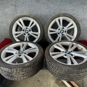 USED SET OF 4 18INCH’’ BMW 2014-2021 F22 F23 STYLE 385 WHEELS RIMS 7.5X18″ W/ TIRES SET OEM 52K WITH TIRES