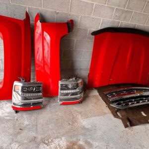 2018 CHEVY SILVERADO LTZ COMPLETE FRONT END KIT (HEADLIGHTS, BUMPER, HOOD, GRILLE)